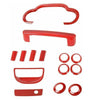 Jeep Wrangler JK 14pcs Interior Dash Trim Covers (2007-2010)