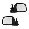 Side Door Mirror Rear View Pair Chrome Fits Toyota Hilux SR LN85 LN106 1989-97