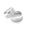 Toyota Camry Silver AC Button Rings Cover (2018-2023)