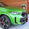 BMW X6 G06 M Sport Carbon Black Front Bumper Lip Spoiler (2023-Up)