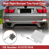 BMW X5 E70 White Tow Hook Cover Cap (2011-2013)