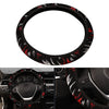 Car Accessories Black-Red 15" PU Leather Steering Wheel Cover