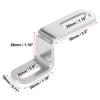 Motorcycle 120mm 30mm 0.8in 1.18in Exhaust Bracket Z-Shape Mounting