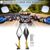 M8 / M10 M8/M10 Rear View Mirrors Gold Tone Aluminum Alloy