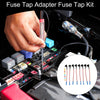 DC 32V Mini Fuse Tap Adapter w/ 8 x 5A, 10A, 15A, 20A Blade Fuses