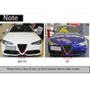 Alfa Romeo Giulia Gloss Black Front Grille Bumper Hood Cover (2017-2023)
