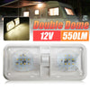 RV Boat Camper Trailer 12V 48LED Interior Double Dome Ceiling Light