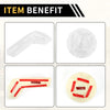 Jeep Gladiator JT (2018-2024) White Seat Adjustment Button Cover Trim