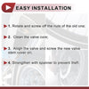 Car (All Years) 4 x Mini Bullet Style Tire Valve Stem Caps Dust Covers Red