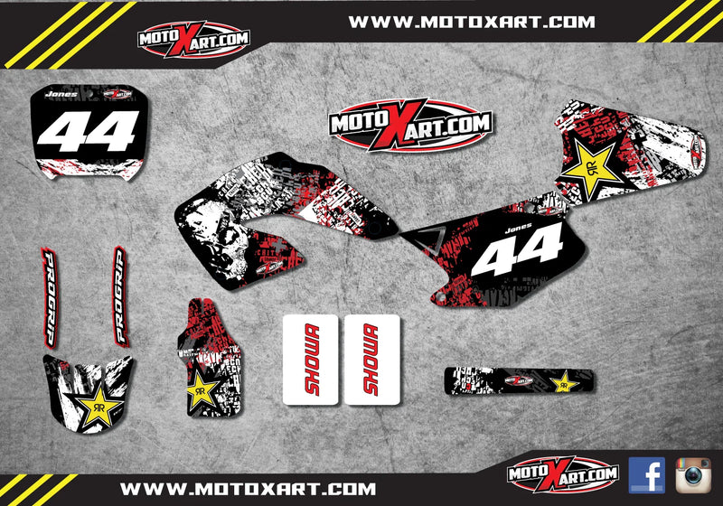 Honda CR 125 (2000-2001) - GRAFFITI Style Stickers Full Graphic Kit