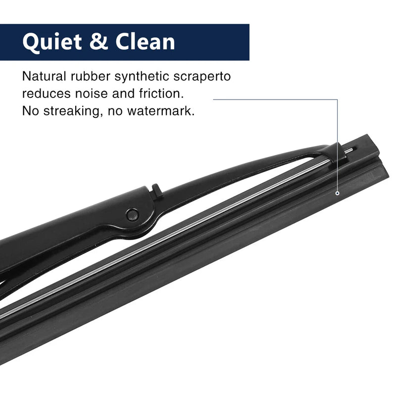 Jeep Compass Rear Windshield Wiper Blade Arm Set 11 Inch (2006-2016)