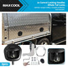 Trailer Canopy 12V Power Black Whale Tail T Handle Lock