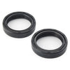 Black 48x60mm Motorcycle Front Fork Damper Shock Absorber Oil Seal