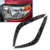 Toyota Tundra Forged Pattern Headlight Eyebrow Eyelid Covers (2014-2021)
