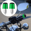 Motorcycle 1 Pair 7/8" 18mm Hand Grips Handlebar End Caps Plug Bar End