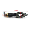 Cafe Racer Universal Motorbike LED Turn Signal Blinker Light Indicator Amber