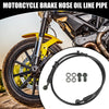 110cm Brake Oil Hose Universal 28 Degree Motorcycle Hydraulic Black