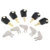 Cat Dozers & Padlocks Ignition Key Set (5P8500, 8H-5306)