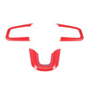 Jeep Wrangler JL JLU Sport (2018-2021) Red Steering Wheel Cover Trim Set