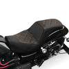 Harley Street Fat Bob Low Rider Rider Driver Passenger Gel Seat (2006-2017)