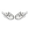 Harley Sportster XL1200 883 Chrome MX Style Foot Pegs (2004-2023)