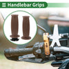 Motorcycle 7/8" 22mm Hand Grips Cover TPU Brown