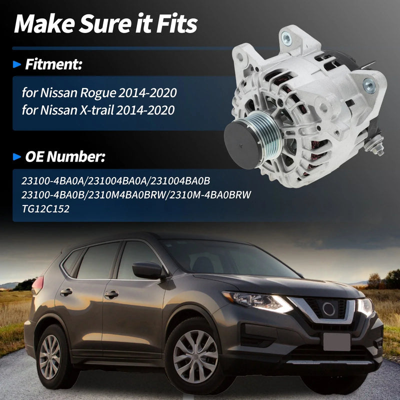 Nissan Rogue X-Trail Alternator (2014-2020)