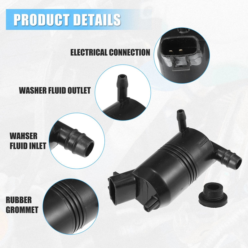 Lexus ES300, Toyota Windshield Washer Motor Pump Set (1995-1996)