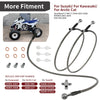 Kawasaki KFX400 3 x Stainless Steel Braided Brake Lines Kit (2003–2004)