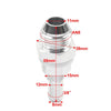 8AN Male Flare Bulkhead to 3/8" Hose Barb Fuel Tank Fittings (Universal) 2 Pcs
