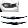 BMW 3 Series E90 E91 Headlight Eyelid Cover  Bright Black (2006-2011)