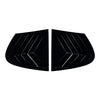 BMW 1 Series Black Side Rear Window Louvers Shutter Vent Cover (2005-2011)