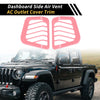 Jeep Wrangler JL Dashboard Side Air Vent AC Outlet Cover Trim (18-24)