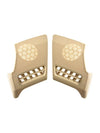 Mercedes W210 Speaker Cover 2 x Beige Plastic Left & Right (1995–2003)