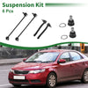 Kia Sorento 6 Pcs Front Outer Tie Rod Ends & Sway Bar Links (2011-2020)