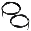 Toyota Corolla Black Roof Trim Molding Strips (2009-2013)