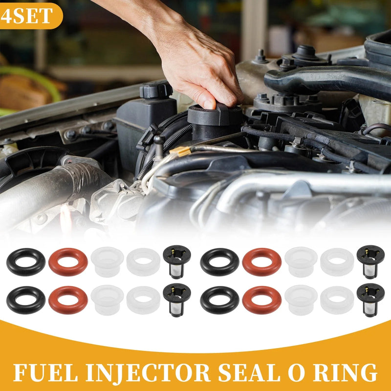 Honda Fit 1.5L Fuel Injector O-Ring Seals 4 x (2009-2013)