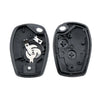 Renault Remotes Wear-Resistant Black Key Shell Case