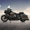 Harley Electra Glide 2009-2023 Black Red Driver & Passenger Seat