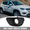 Jeep Compass Front Bumper Left Side Fog Light Grille Cover (2017-2023)