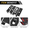 Toyota Tundra Carbon Fiber Door Window Switch Panel Cover Set (22-24)