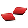 Volvo S60 V60 Red Front Headlight Washer Nozzle Covers (2011-2018)