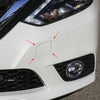 Nissan Sentra Front Bumper Tow Eye Hook Access Cover (2016-2019)