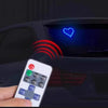 Vehicle LED Triangle Window Love Neon Light