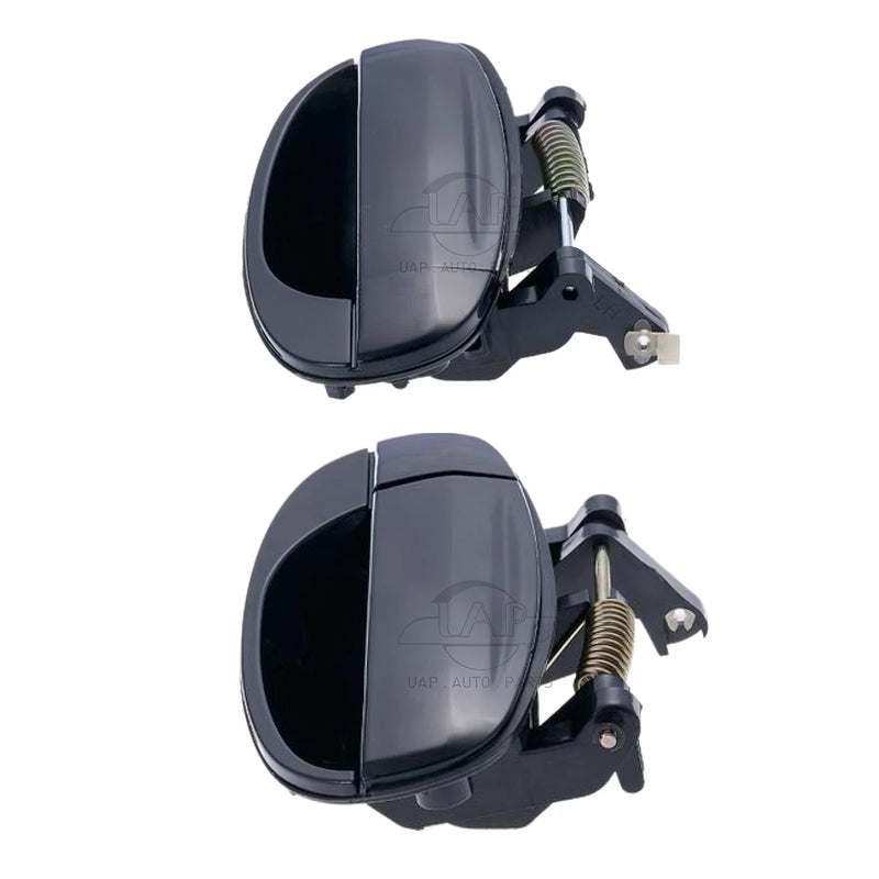 Holden Barina TK 2 x Rear Outer Door Handles Black (2005-2011)