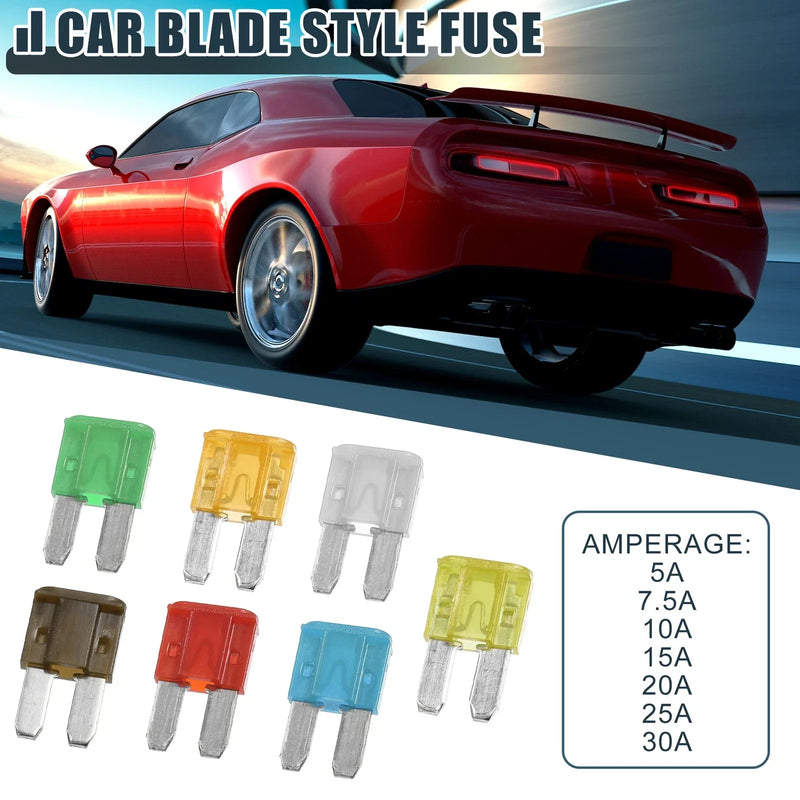 Marine Boat Truck 14pcs 5A 7.5A 10A 15A 20A 25A 30A Car Mini Blade Fuses