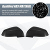 BMW 330i 320i 220i Pair Rearview Mirror Cover Cap Carbon Fiber Pattern