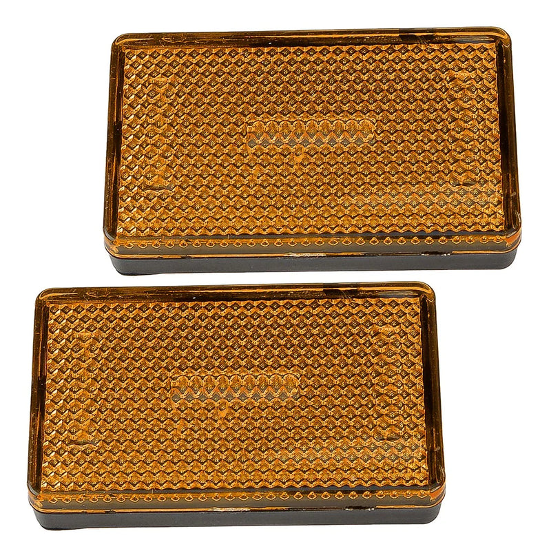BMW R1200GS F650CS F700 F800 S1000XR 2 x Rectangle Front Fork Reflectors
