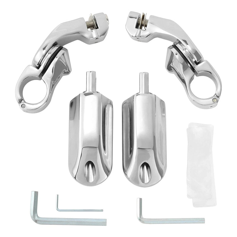 Harley Chrome 1 1/4" Short Pegstreamliner Engine Guard Footpeg