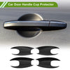 BMW X3 Carbon Fiber Black 4 Pcs Cup Protector (2022-2023)